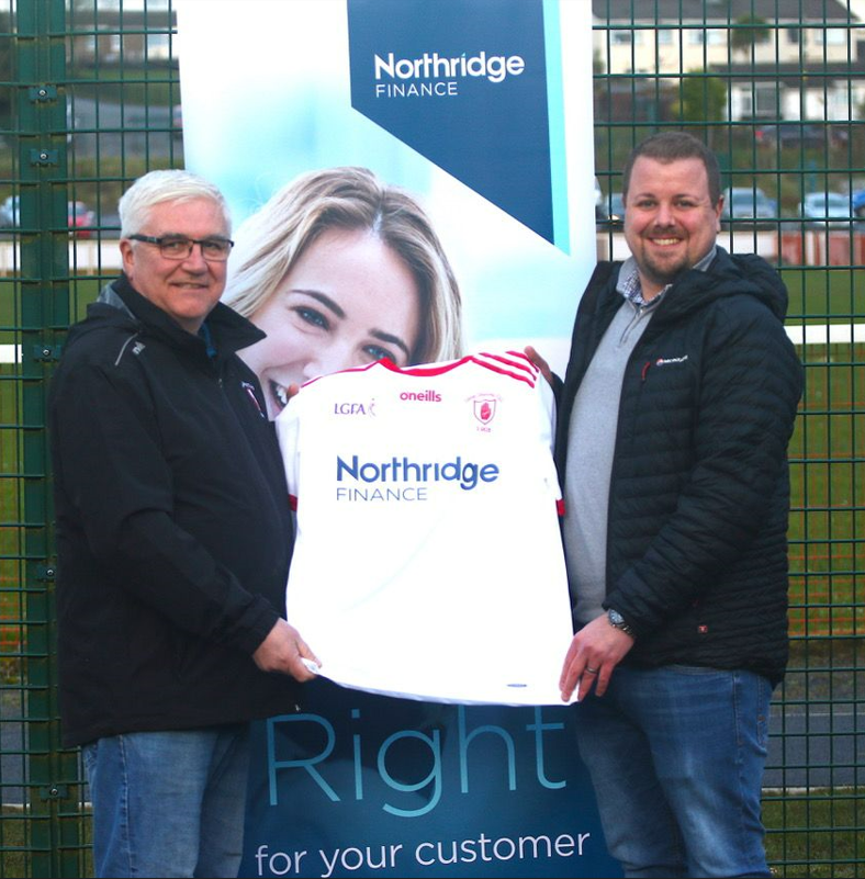 Jonny Waddell (Sales & Marketing Lead Northridge Finance) & Lamh Dhearg GAA sponsorship